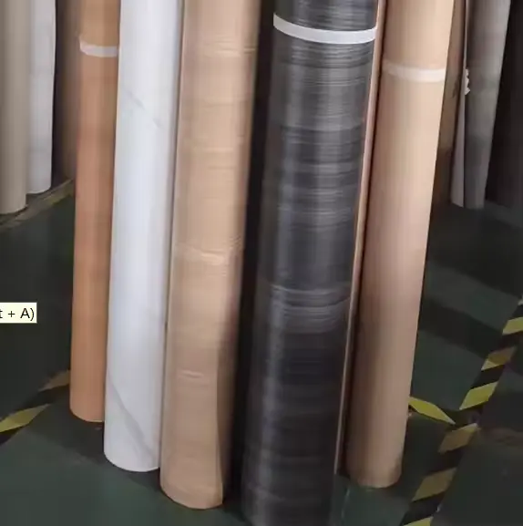 0.08mm-0.30mm Gandum Kayu PVC Film Dekoratif