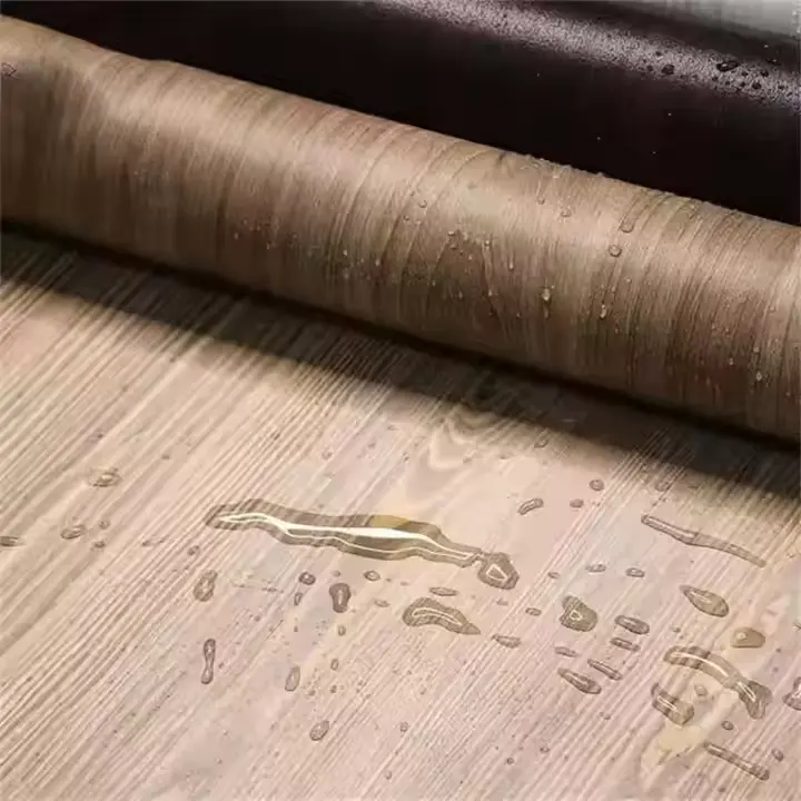 Film Gandum Kayu PVC untuk Furniture Cover Kabinet Dapur