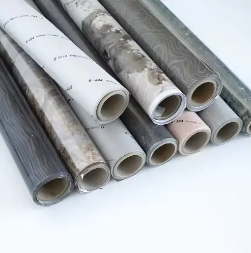 Film dekorasi furnitur kayu dekorasi petg